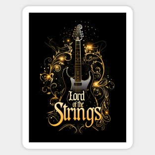 Lord of the Strings - Stratto Guitar - Fantasy Sticker